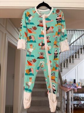 Little Sleepies Yoga Animals Zippie